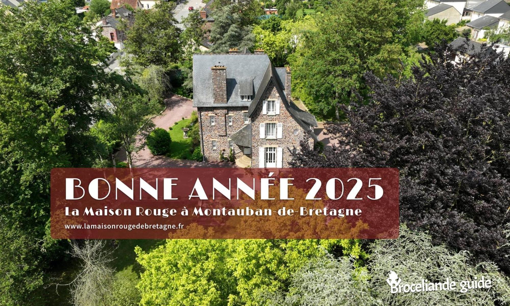 La Maison Rouge Broceliande Montauban-de-Bretagne エクステリア 写真